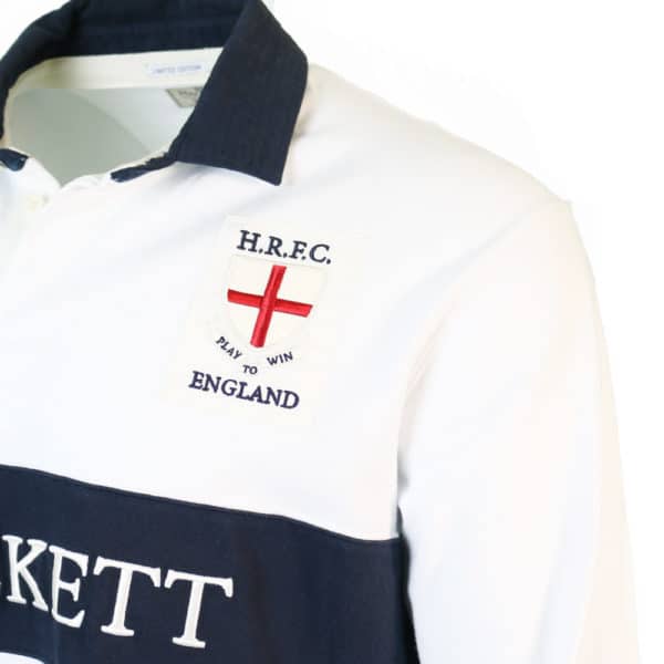 Hackett England Rugby Shirt detail