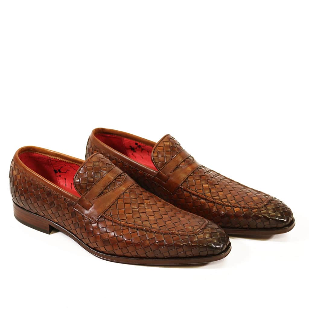 Jeffery West Soprano Leather Loafers castano 1