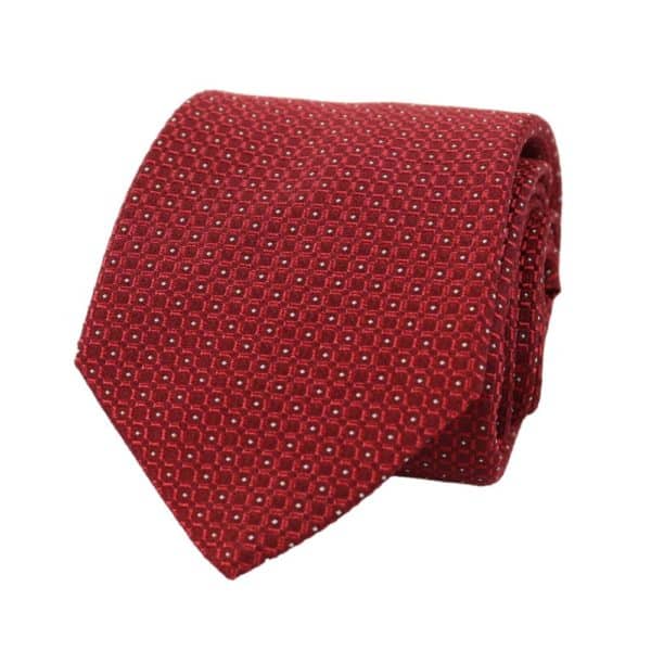 Armani Collezioni Square Knit with Dots Tie