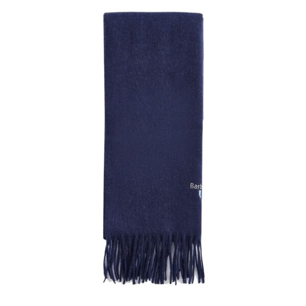 Barbour Lambswool Navy Scarf