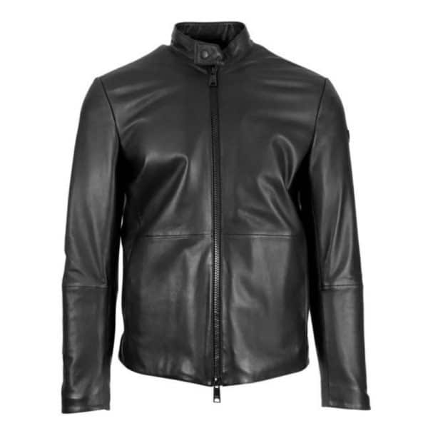 EMPORIO ARMANI LEATHER BIKER