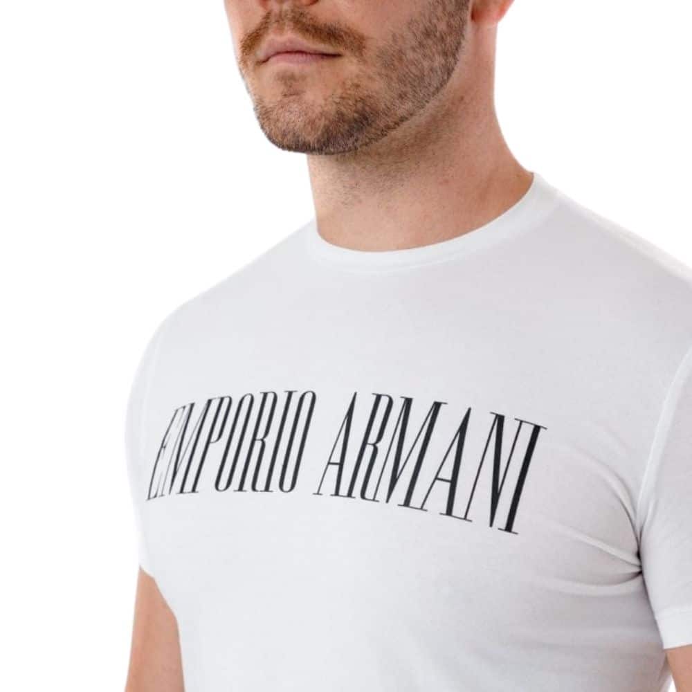 EMPORIO ARMANI LOGO WHITE TSHIRT2