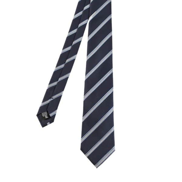 Emporio Armani chevron stripe tie main