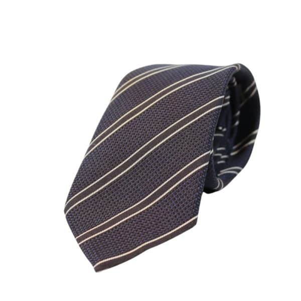 Emporio Armani regimental navy tie