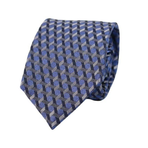 Emporio Armani tie barbed blue