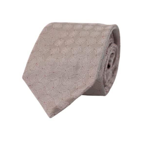 Emporio Armani tie compass ivory