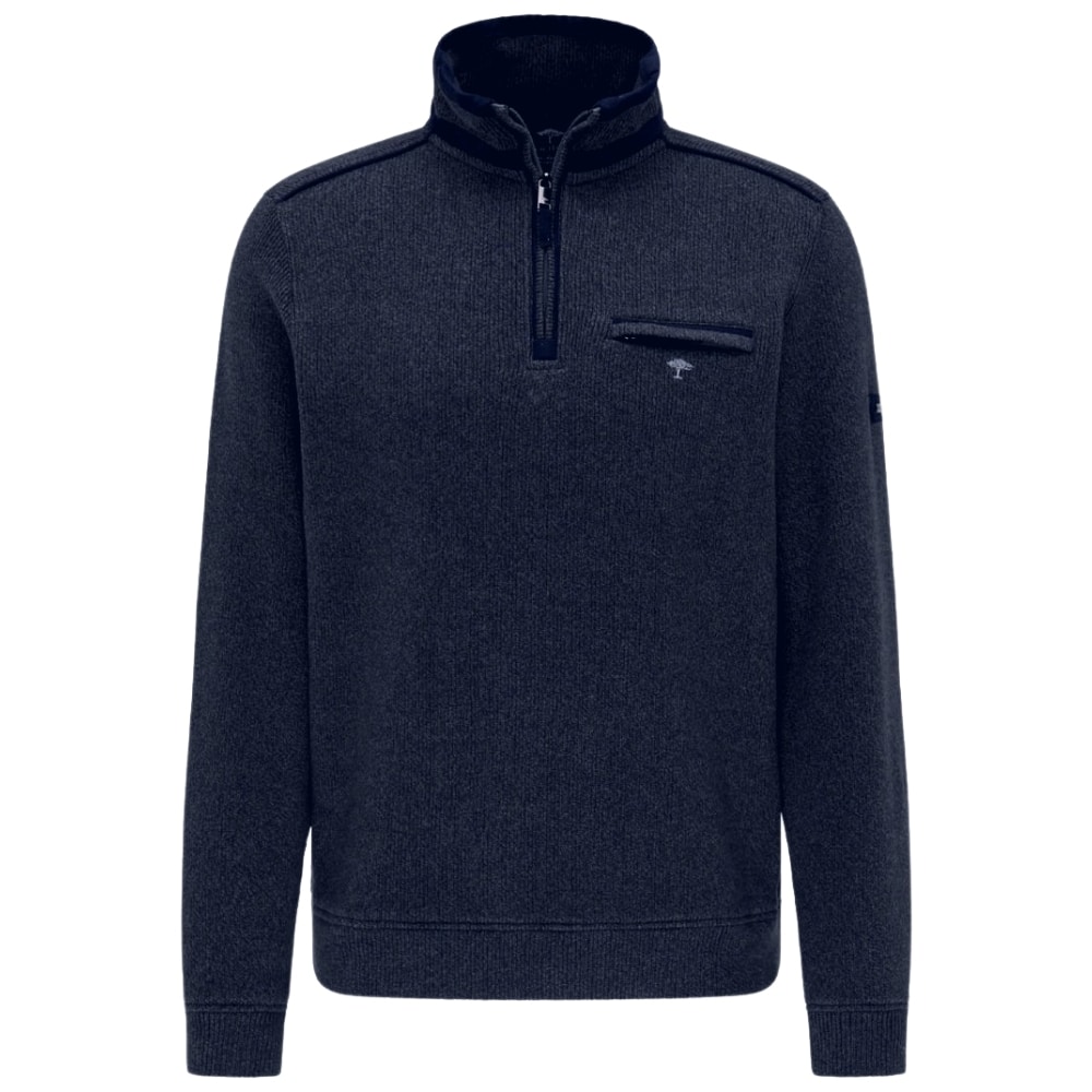 Fynch hatton zip neck zip breast pocket