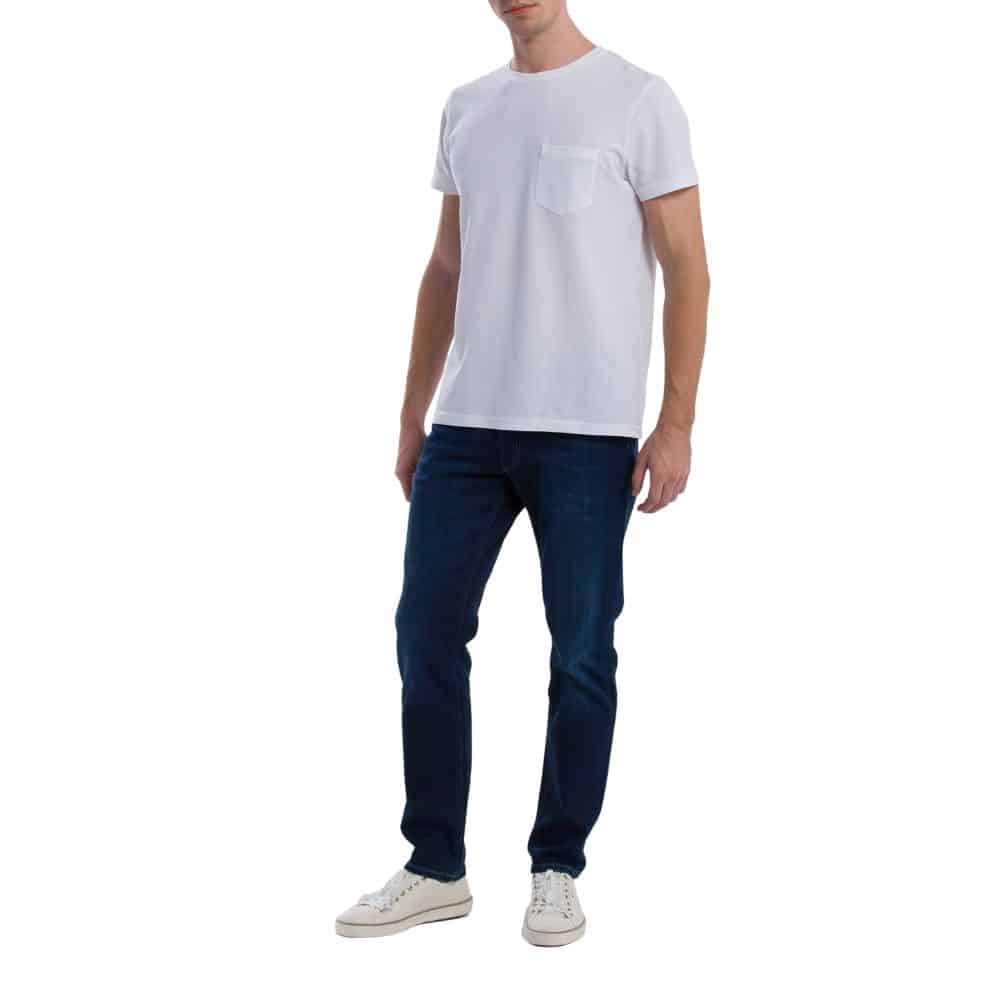 GANT PIQUE SS T SHIRT WHITE 1