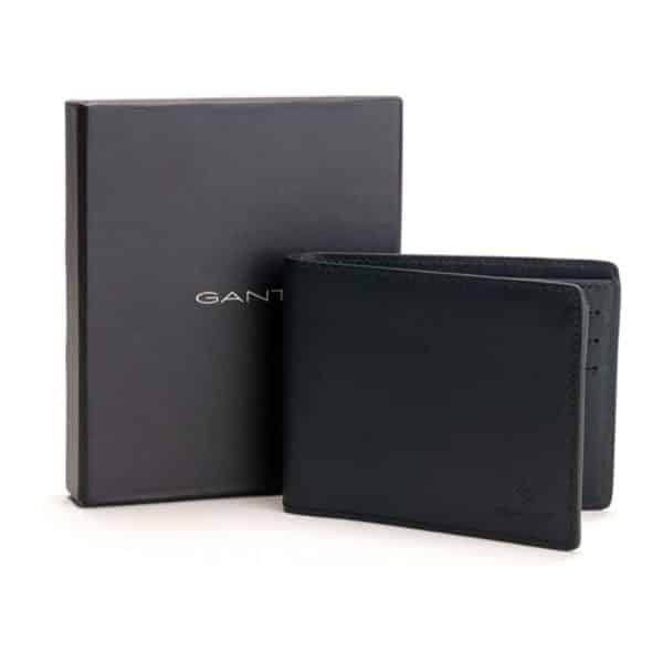 Gant Marine Blue Billfold Leather Wallet - Image 3