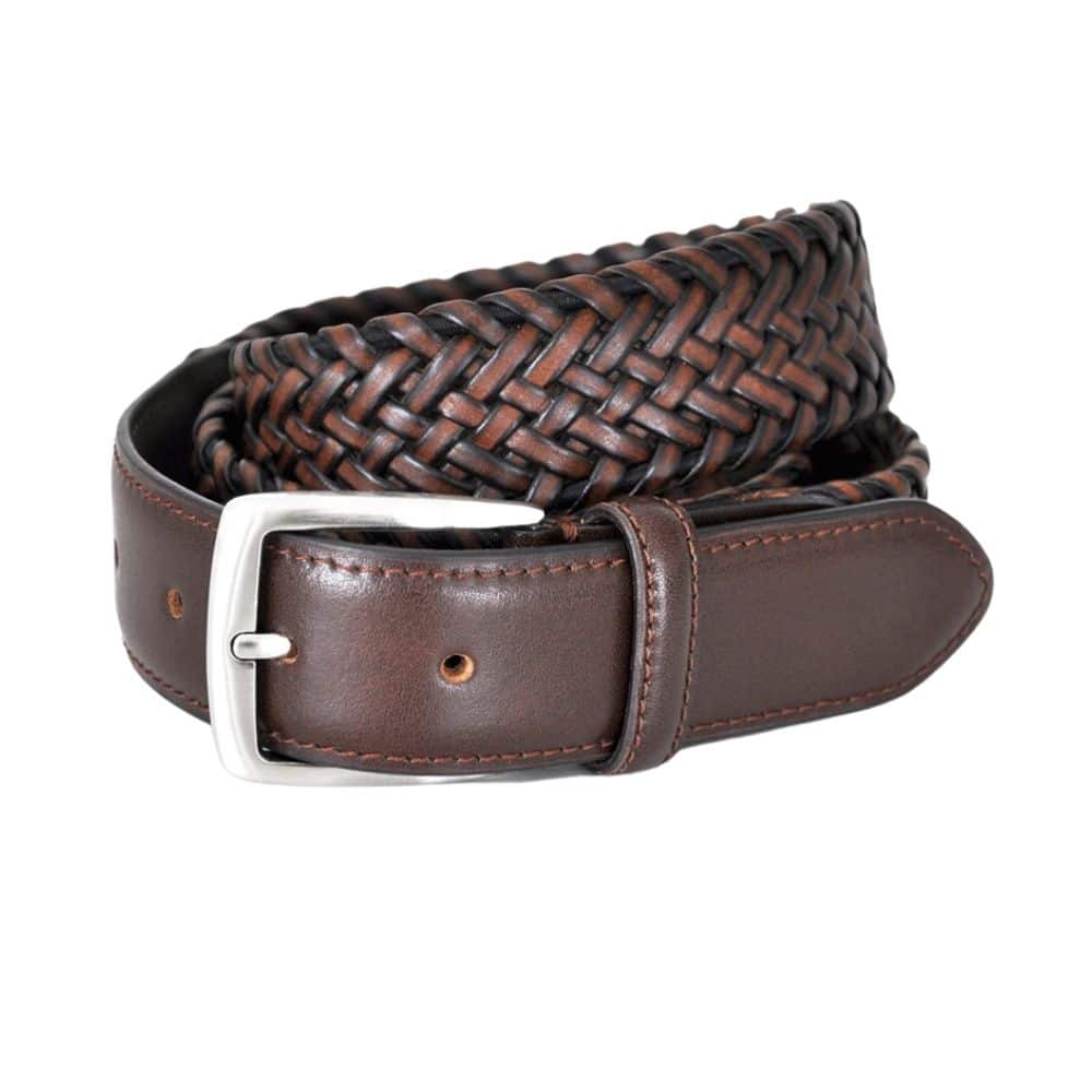 MIGUEL BELLIDO BELT LATTICE BROWN