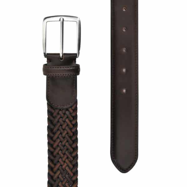 MIGUEL BELLIDO BELT LATTICE BROWN1