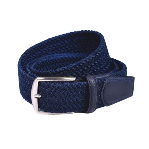 MIGUEL BELLIDO BELT LATTICE NAVY