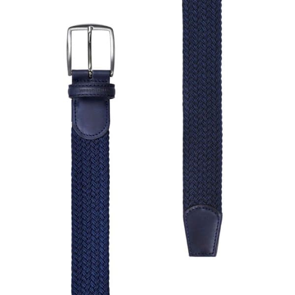 MIGUEL BELLIDO BELT LATTICE NAVY1