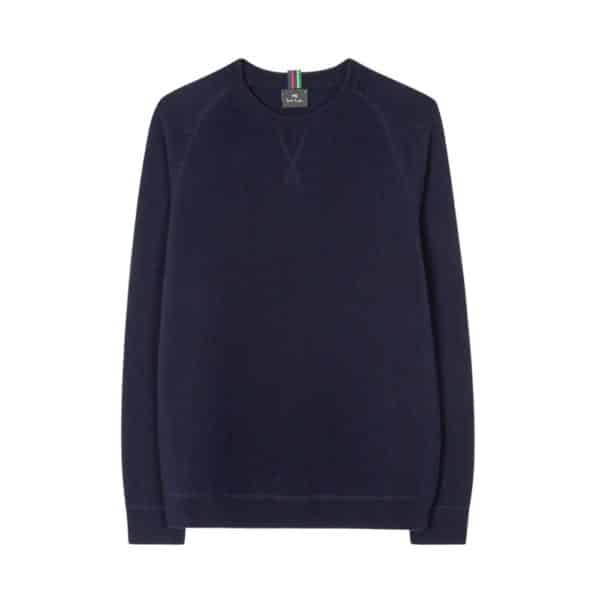 PAUL SMITH NAVY MERINO WOOL 3