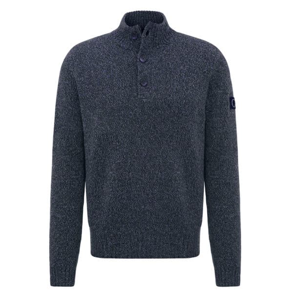 Zip button Hatton Fynch Frozen jumper