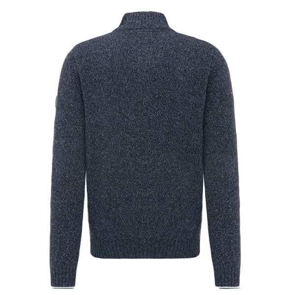 fynch hatton zip button jumper frozen