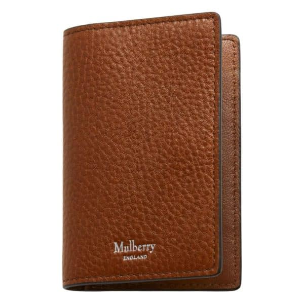 mulberry card case oak