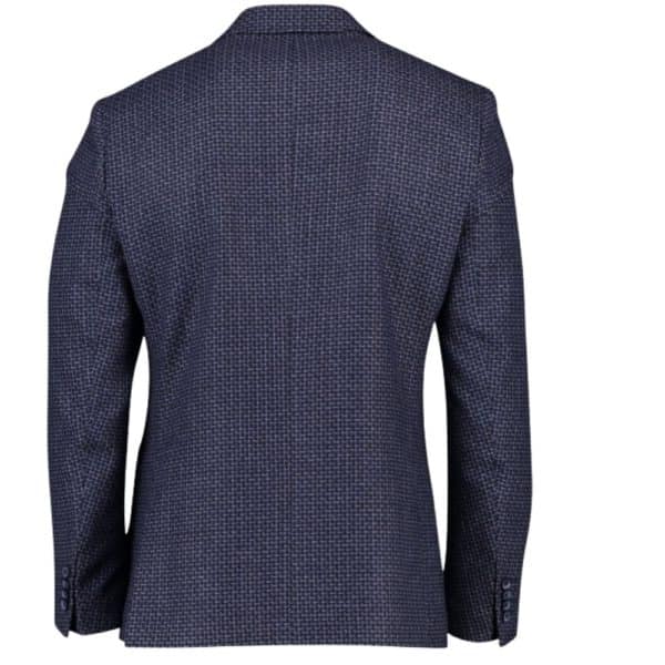 roy robson navy check jacket 1