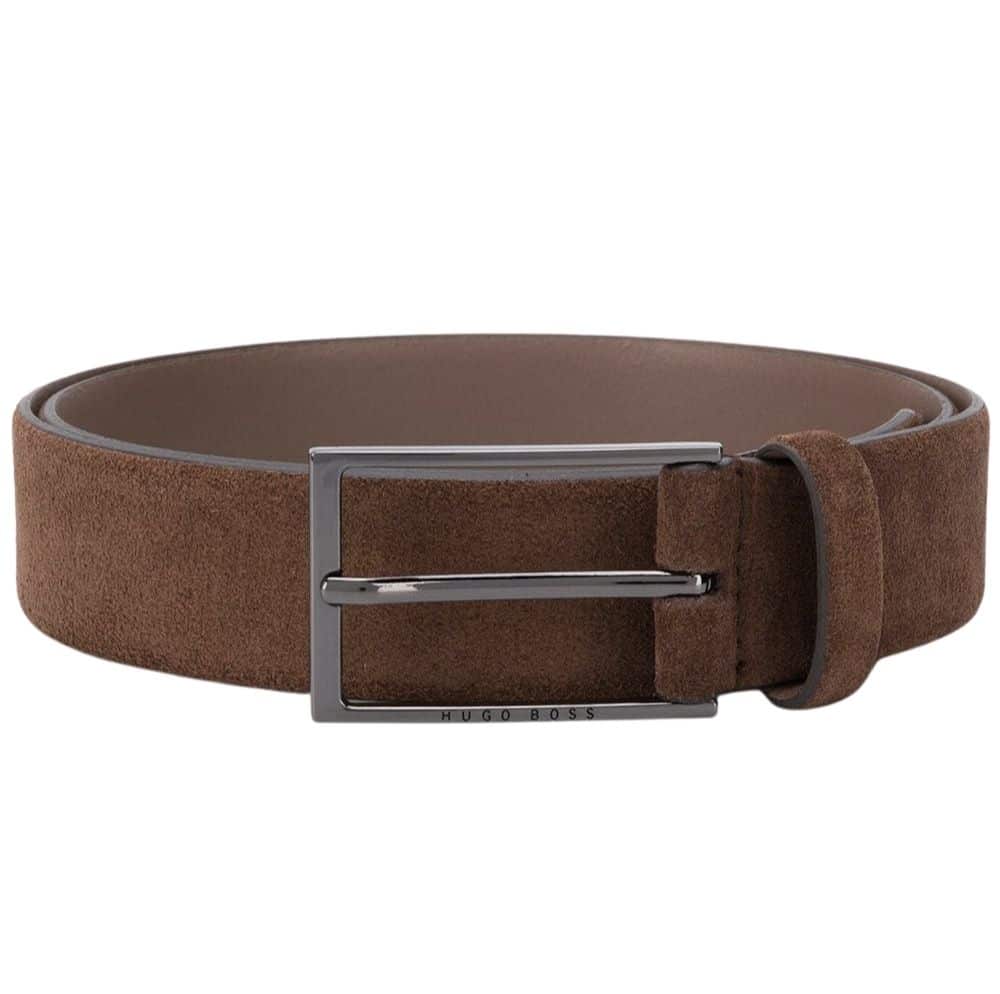 BOSS BROWN Calindo SUEDE BELT