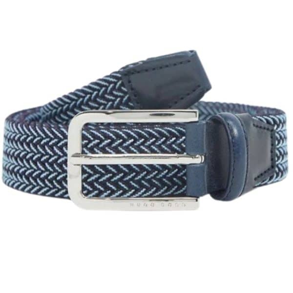 BOSS Clorio Belt Blue and Navy