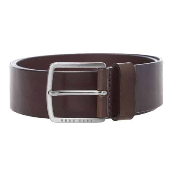 BOSS SJEEJO BROWN LEATHER BELT