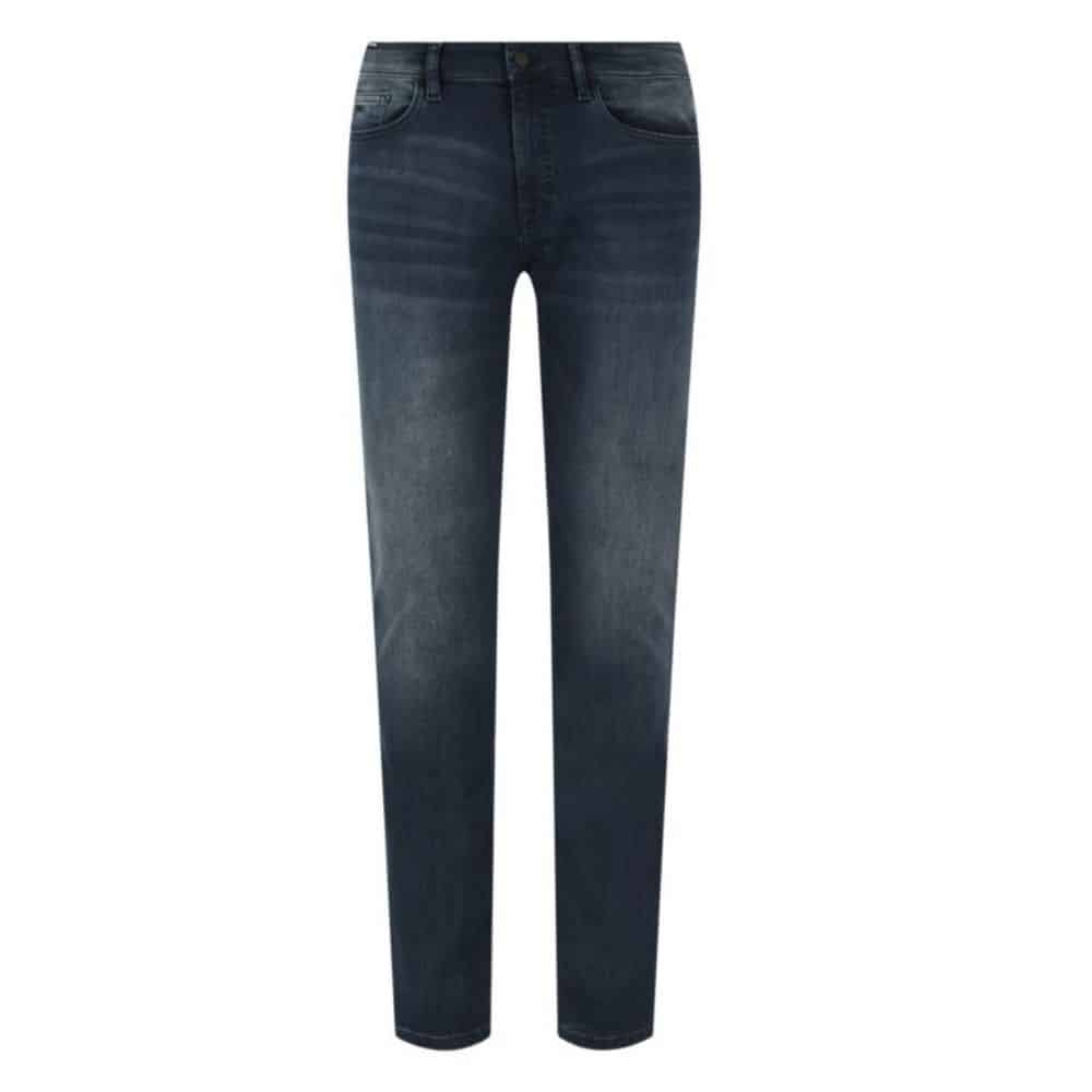 BOSS SLIM FIT DELAWARE WASHED BLUE JEANS