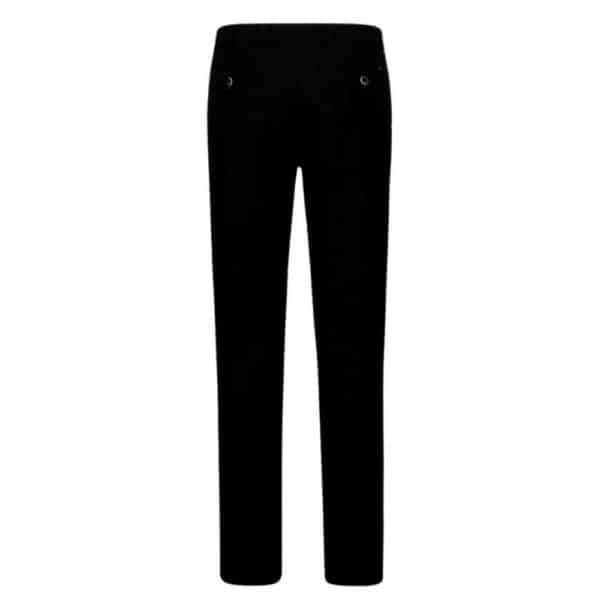 BRAX EVANS BLACK LINEN TROUSERS - Image 2