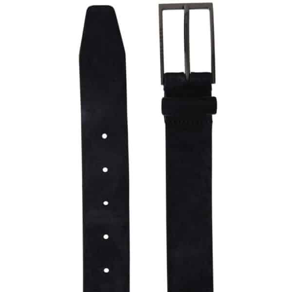 Boss Calindo Suede Belt Navy Detail