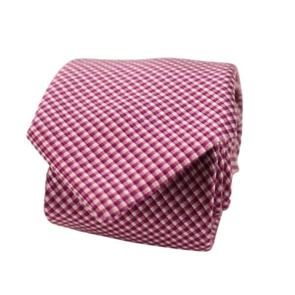 Boss Jacquard Tie Pink 1