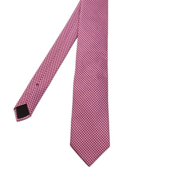 Boss Jacquard Tie Pink 2