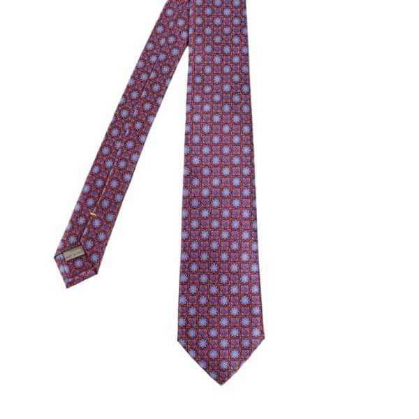 Canali Flower and Diamond Tie