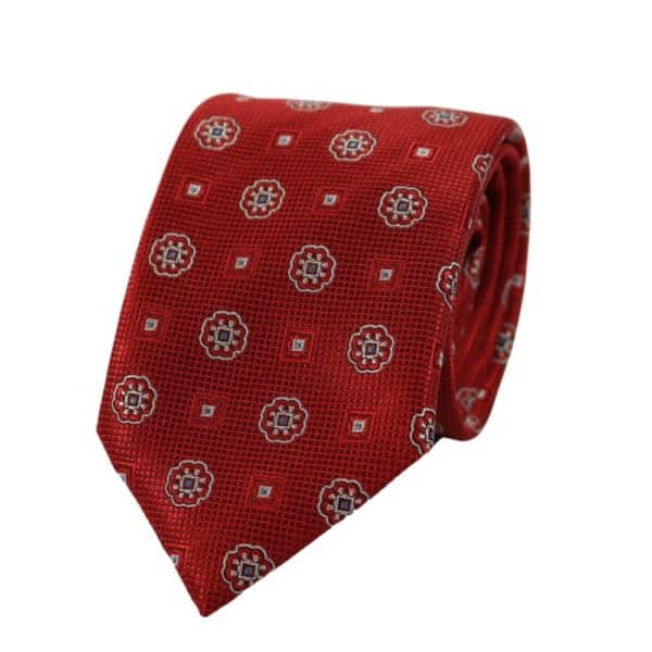 Canali Medallion and Square Tie