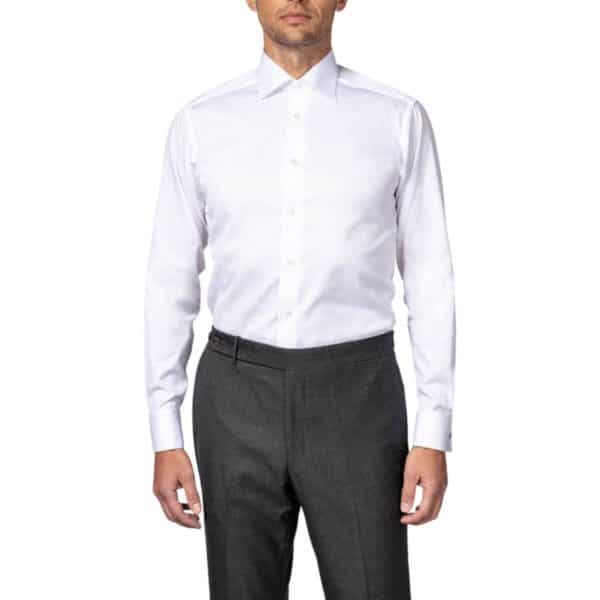 Eton shirt signature twill white french cuff1 copy