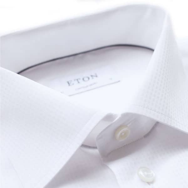 Eton shirt textured geometric pattern1