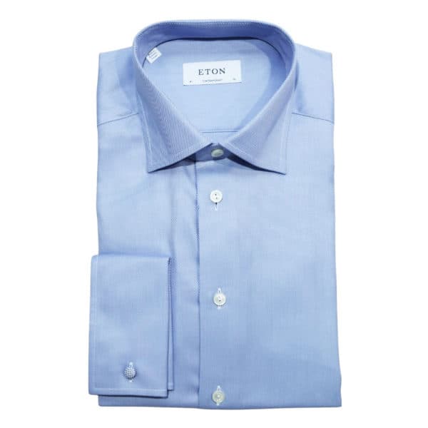 Eton shirt weave twill french cuff