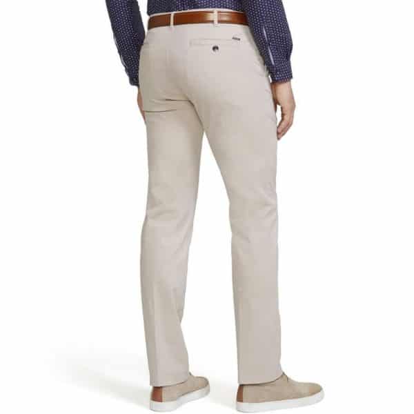 Meyer Roma Cream Cotton Chinos back