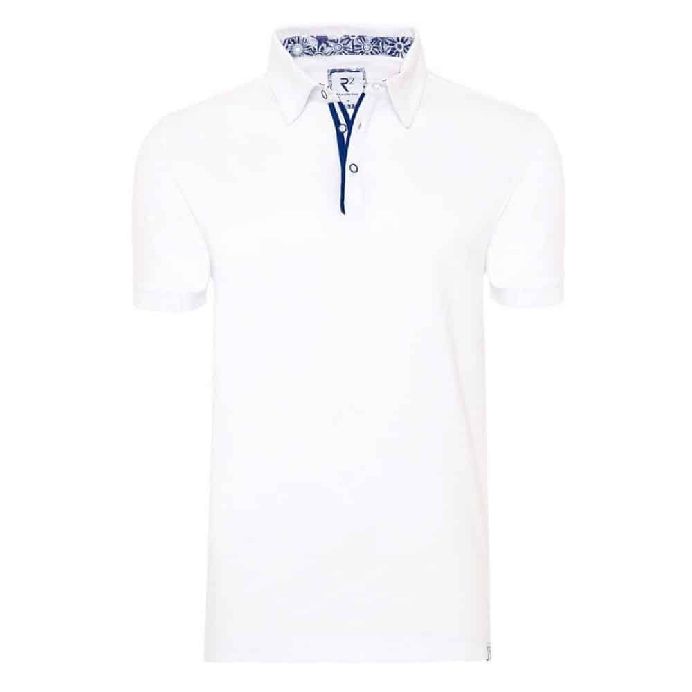 R2 AMSTERDAM WHITE POLO SHIRT