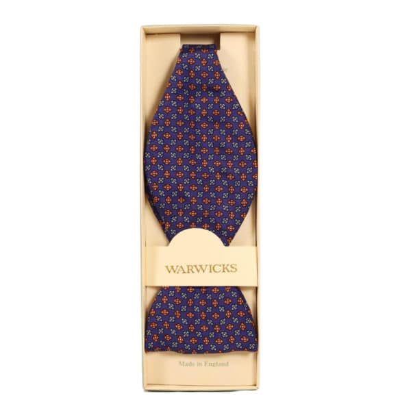 Warwicks cravat blue and red