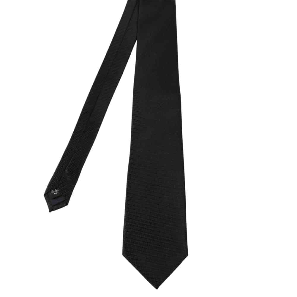 Warwicks solid texture tie black main