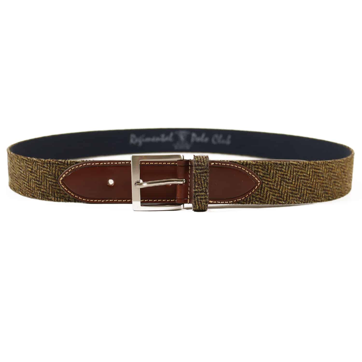 fabric and leather belt2