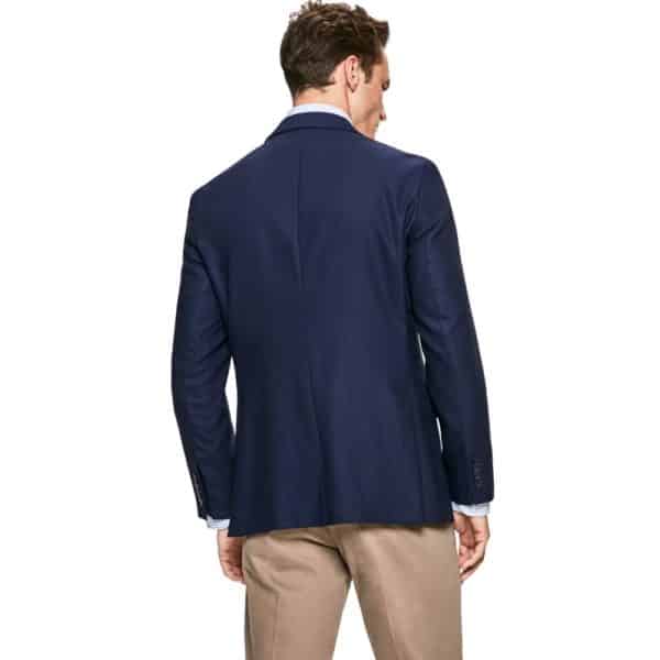 hackett navy jacket back