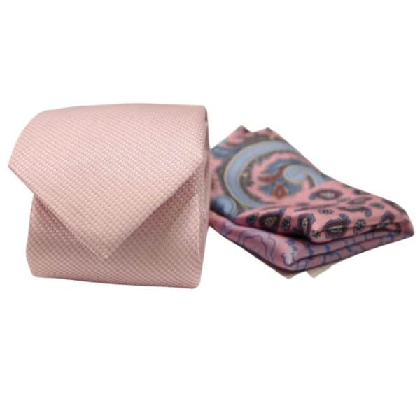 Amanda Christensen Tie Pocket Square Box Set Pink 2