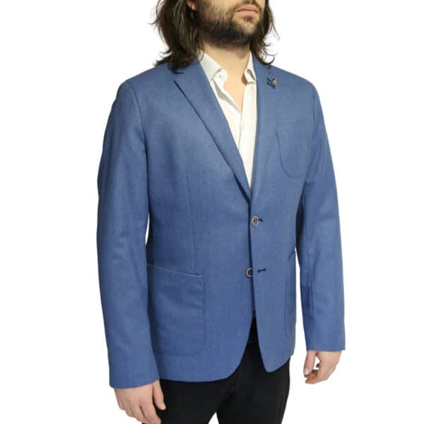 British Indigo Blue jacket side