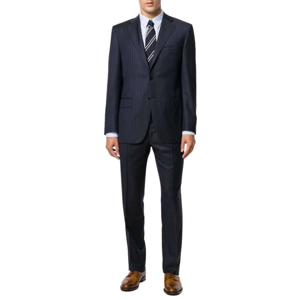 CANALI CLASSIC NAVY PINSTRIPE 1