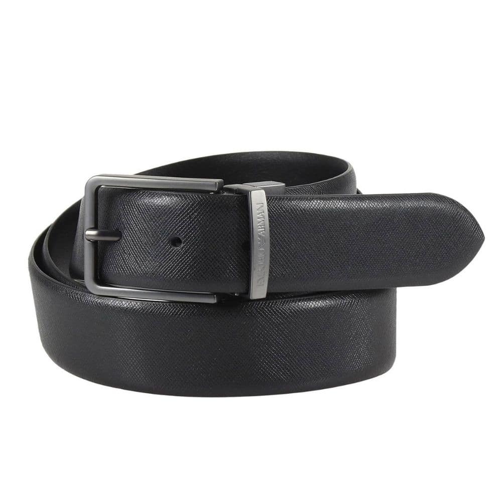 EMPORIO ARMANI REVERSIBLE BELT BLACK