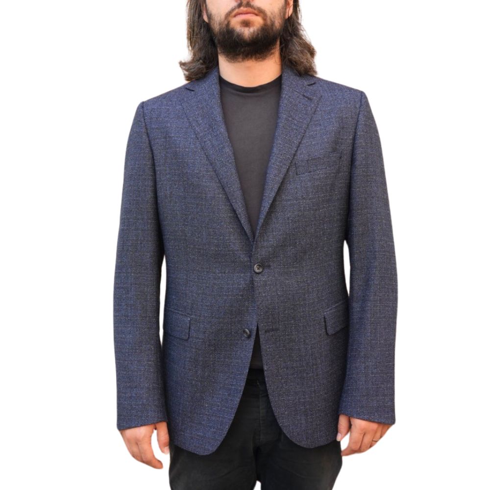 Eduard Dressler Speckled Navy Smart Jacket