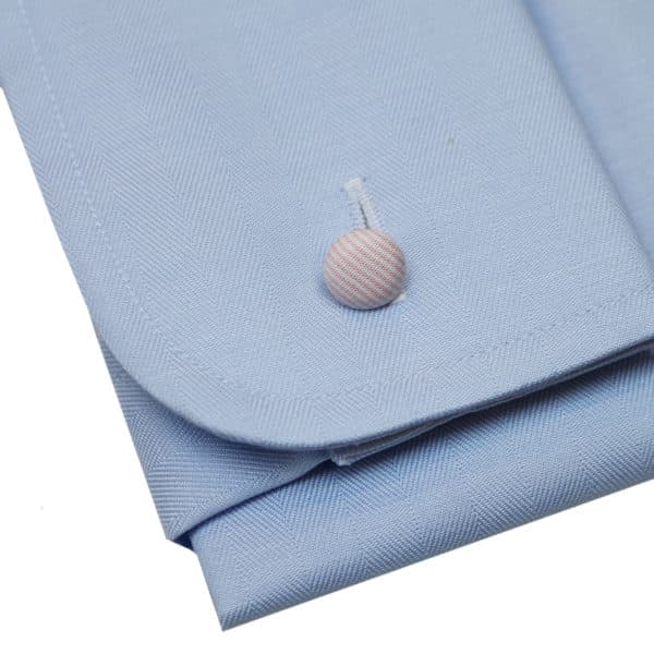 Eton shirt twill french cuff blue cuff