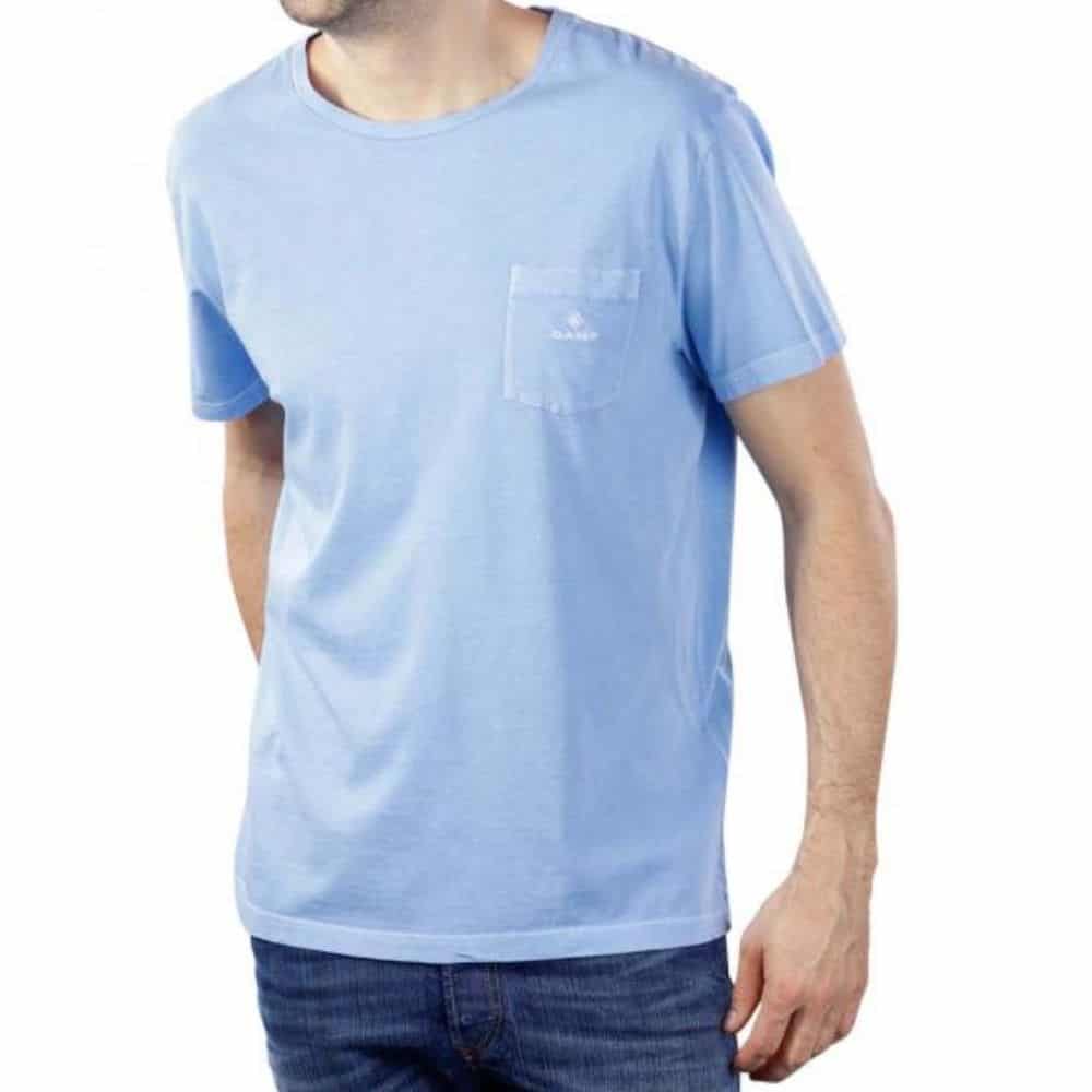 GANT SUNFADED T SHIRT BLUE 3