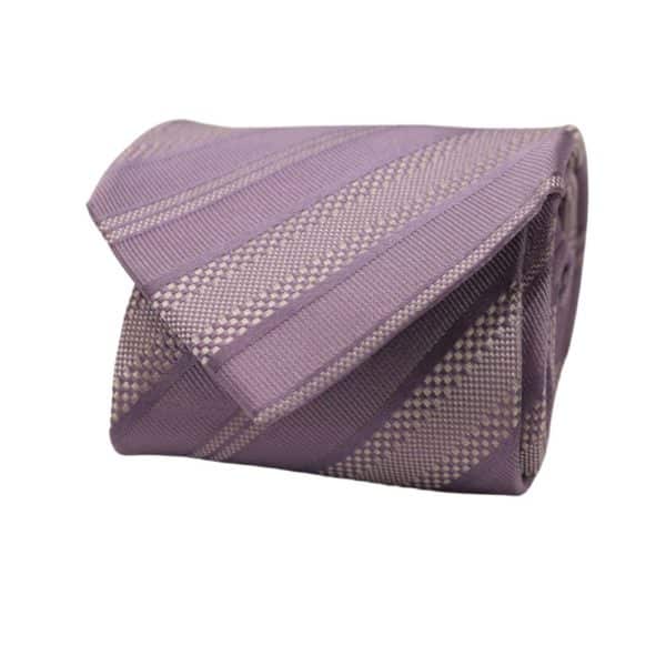 Giorgio Armani lined stripe tie 2