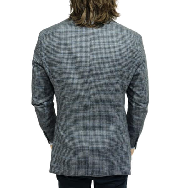 Hackett big check blazer jacket navy 1